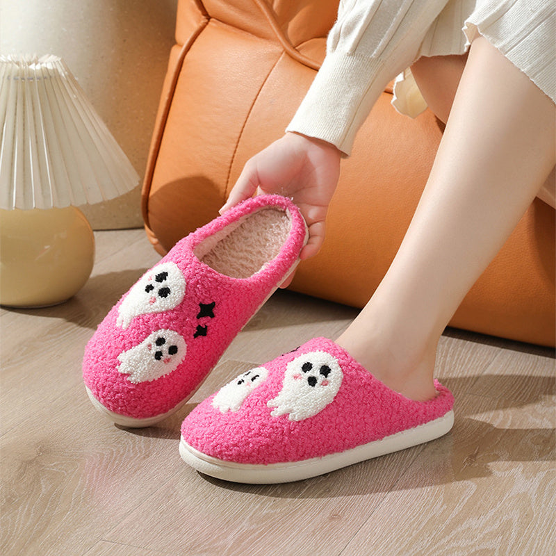 Halloween Cartoon Ghost Slippers