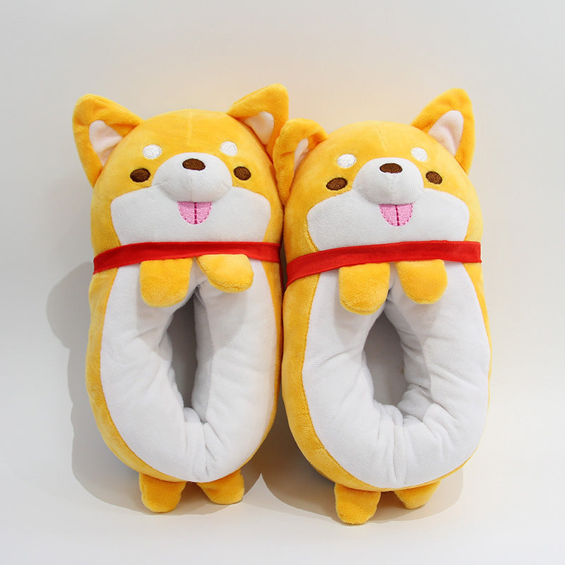 Cute Cartoon Doge Slippers