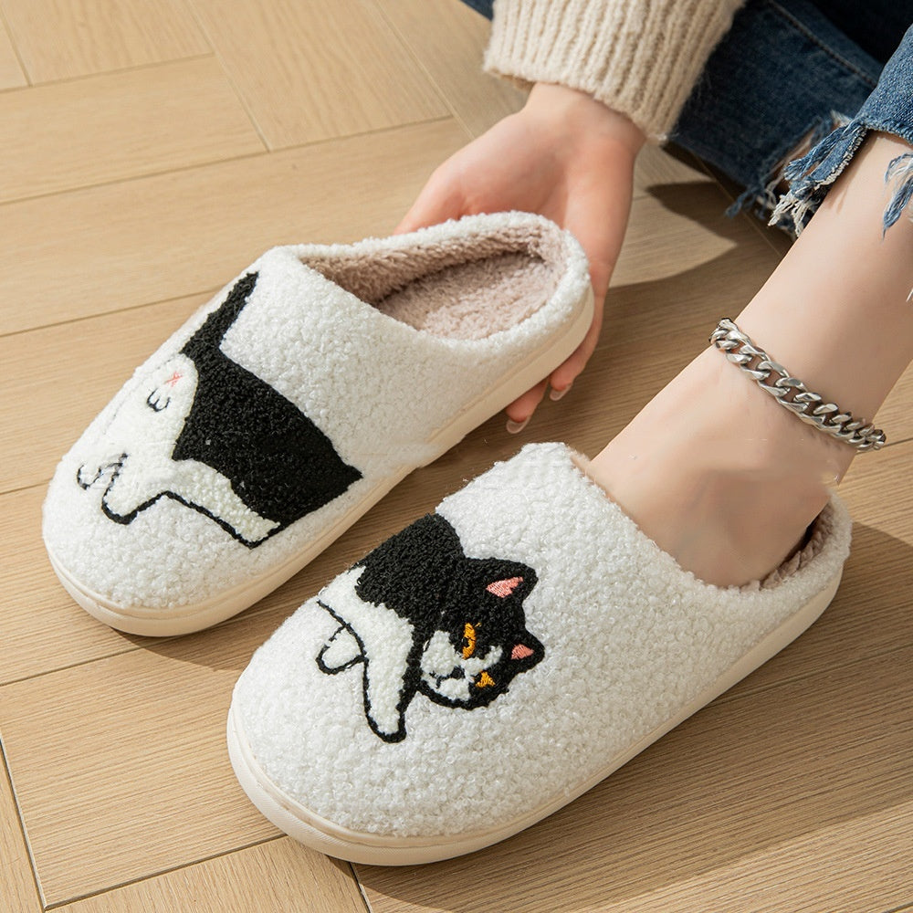 Mooning Cat Slippers Haha Made You Look