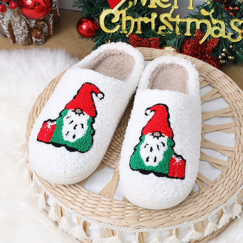 Cute Cartoon Santa Claus Slippers