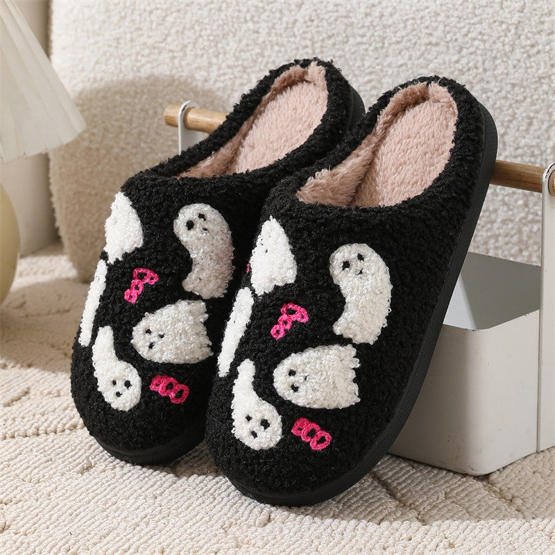 Halloween Cartoon Ghost Slippers