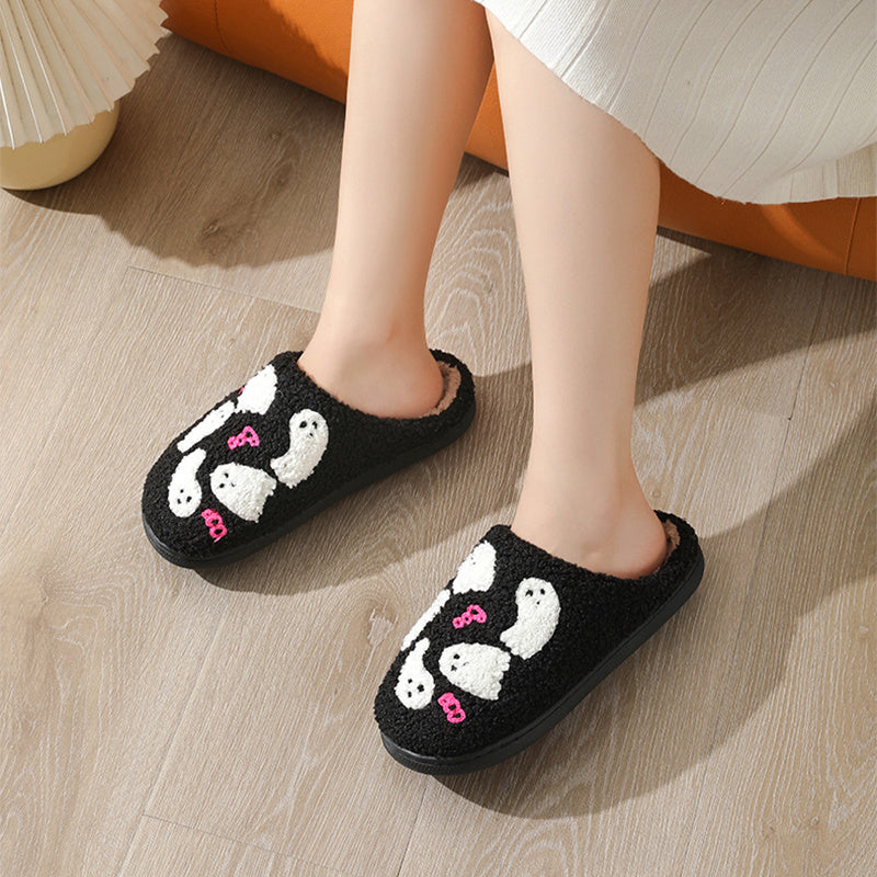 Halloween Cartoon Ghost Slippers