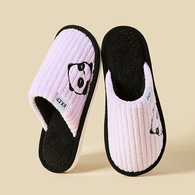 Cute Panda Slippers Indoor Non-slip