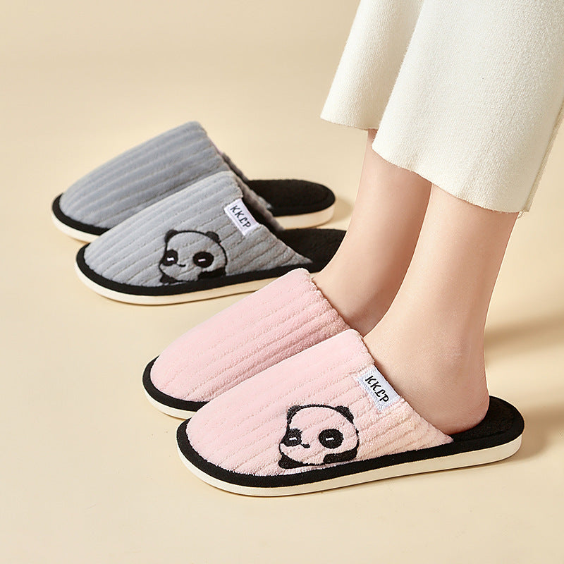 Cute Panda Slippers Indoor Non-slip