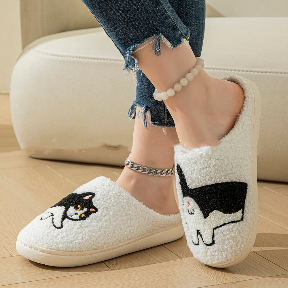 Mooning Cat Slippers Haha Made You Look