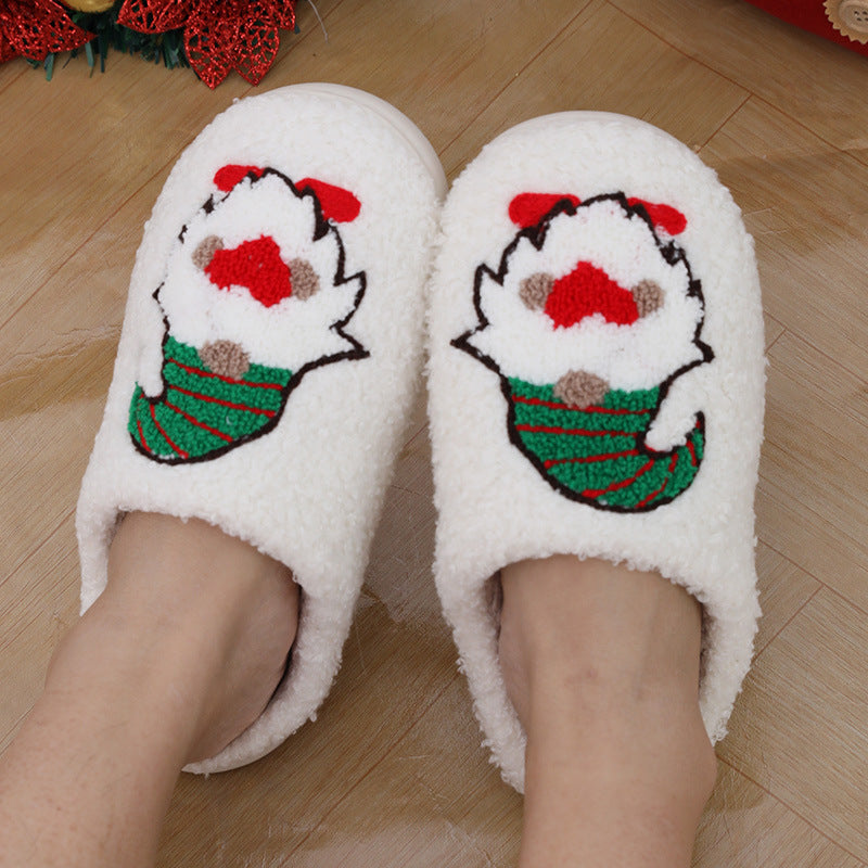 Cute Cartoon Santa Claus Slippers