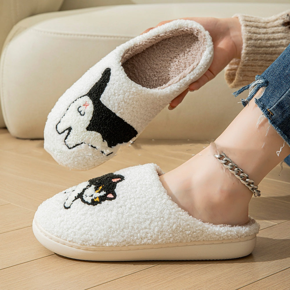 Mooning Cat Slippers Haha Made You Look