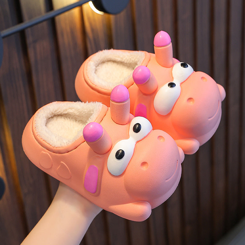 Children's cute animal slippers