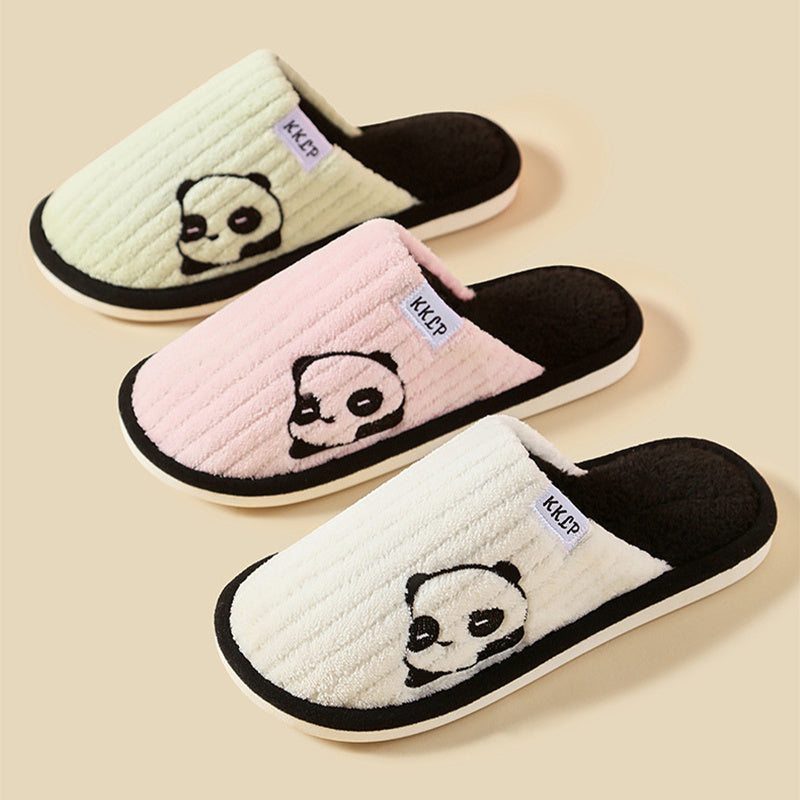 Cute Panda Slippers Indoor Non-slip