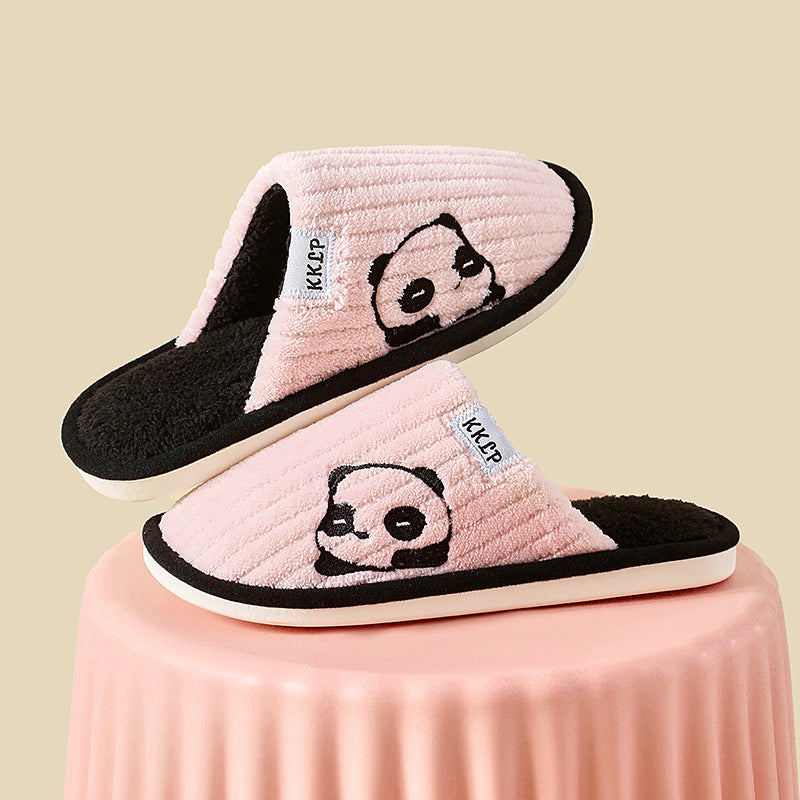 Cute Panda Slippers Indoor Non-slip